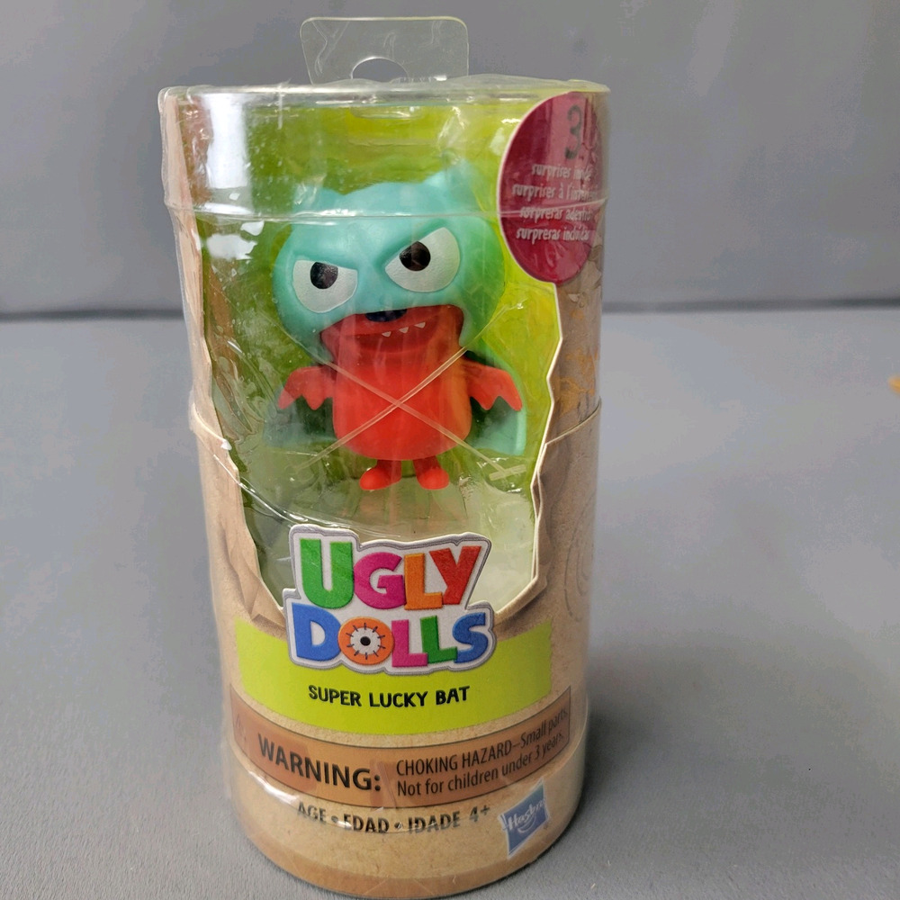 Ugly Dolls Super Lucky Bat Figure Toy Surprise Inside Sealed Hasbro